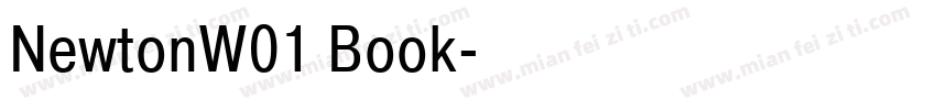 NewtonW01 Book字体转换